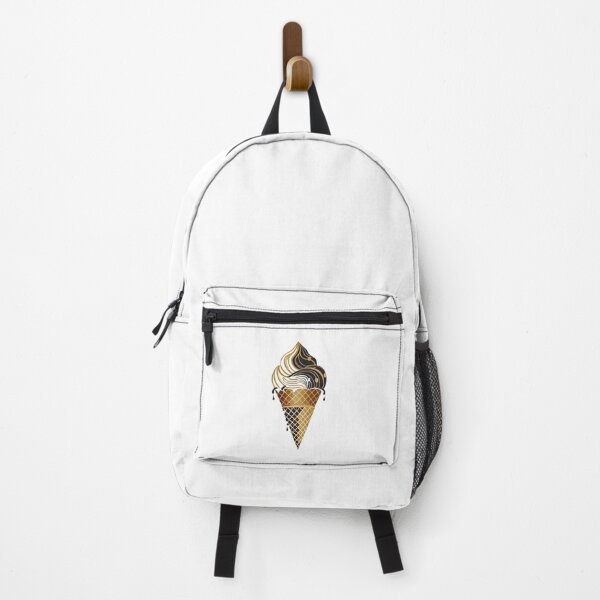 Artikelvorschau, Dripping Ice Cream Cone in Black and Gold entworfen und verkauft von ShadowAndSlate.