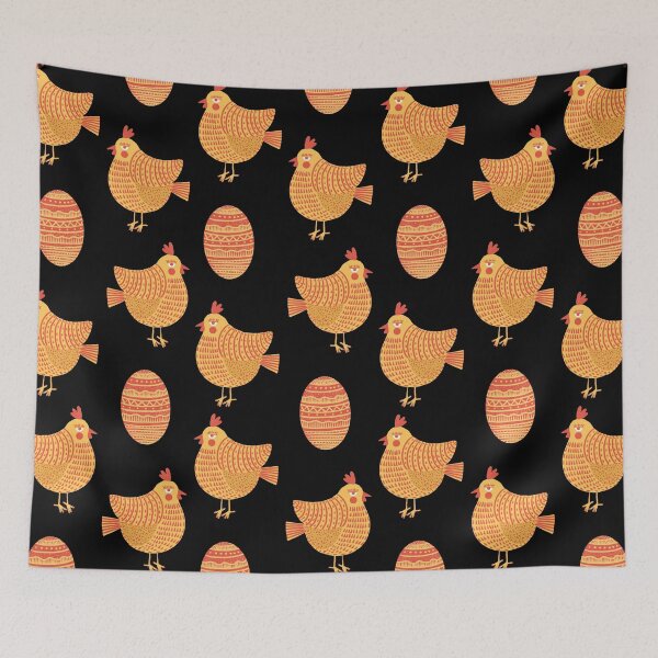 Item preview, The red and yellow chickens and eggs, version 2 designed and sold by IULIART.