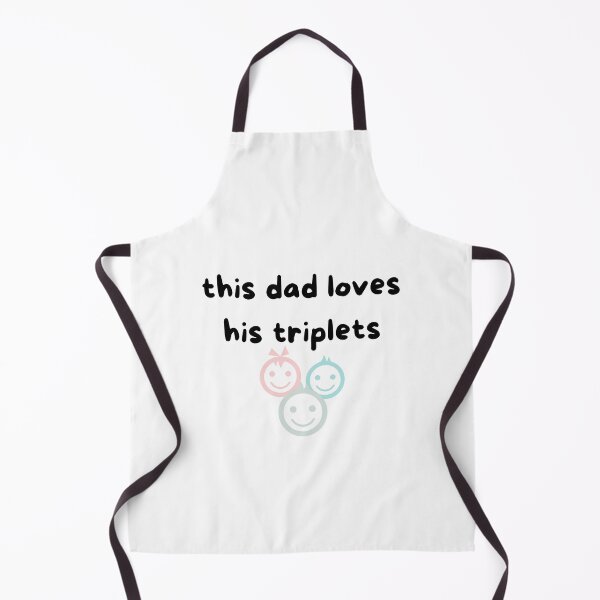Item preview, This Dad Loves His Triplets designed and sold by zakariyae.