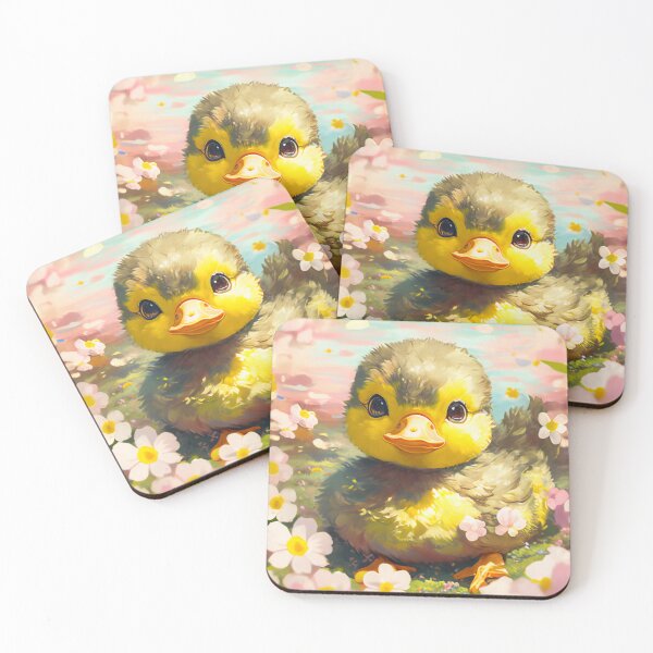 Item preview, Baby Duckling Surrounded by Flowers designed and sold by Expressive Vision.
