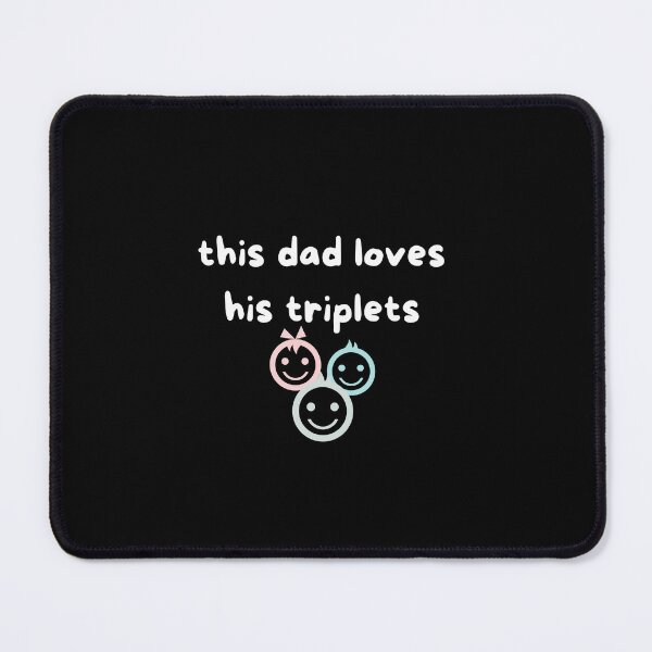 Item preview, This Dad Loves His Triplets designed and sold by zakariyae.
