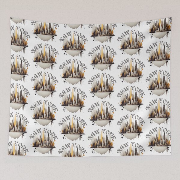 Item preview, New York State of Mind: Celebrating the Festivals Location with City Skyline and Iconic Landmarks. designed and sold by BENMBARK.
