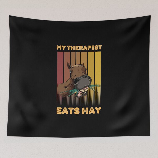 Item preview, My Therapist Eats Hay Funny Horse designed and sold by FirnandArt.