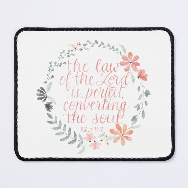Item preview, Watercolor Bible Art | Scripture, Psalm 19:7, Law of the Lord designed and sold by Laura Ohlman.