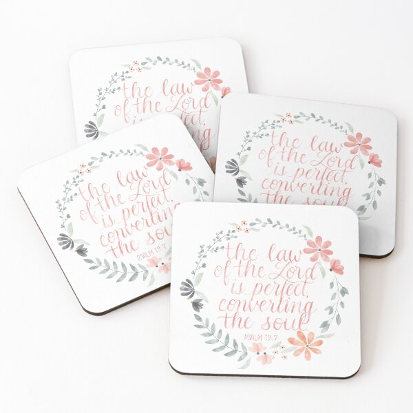 Item preview, Watercolor Bible Art | Scripture, Psalm 19:7, Law of the Lord designed and sold by Laura Ohlman.