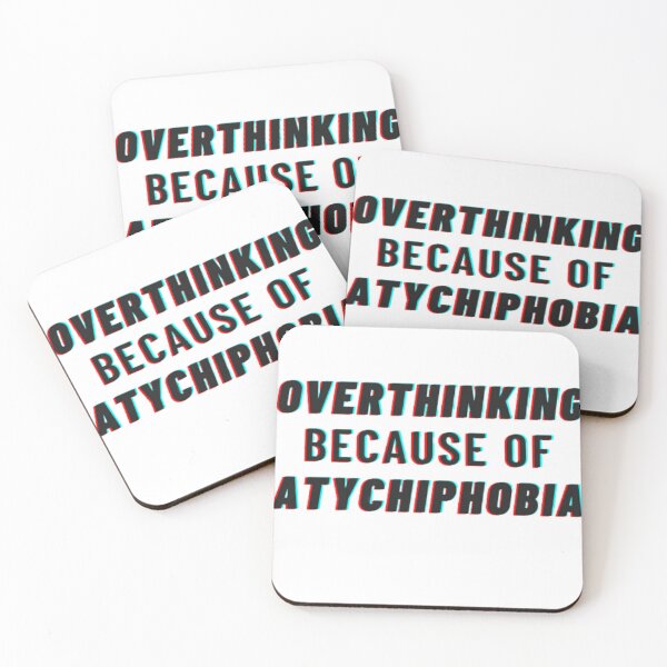 Item preview, Overthinking because of Atychiphobia - Atychiphobia designed and sold by funkyfreshfinds.