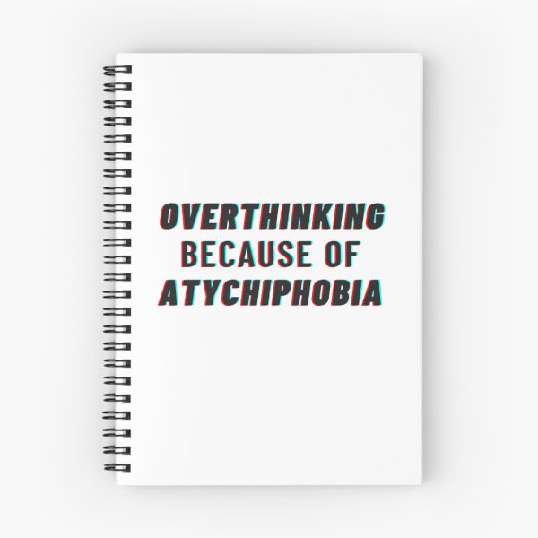 Item preview, Overthinking because of Atychiphobia - Atychiphobia designed and sold by funkyfreshfinds.