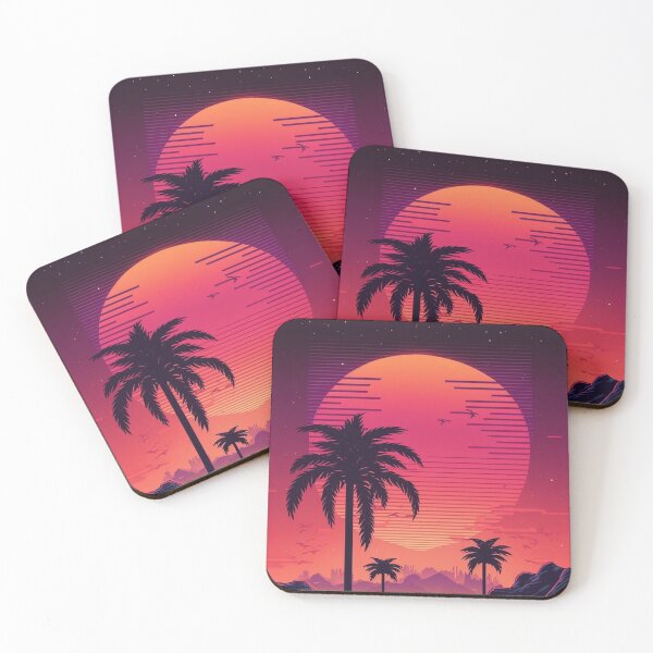 Item preview, Synthwave/Retrowave Sunset designed and sold by RESToRAPTOR.