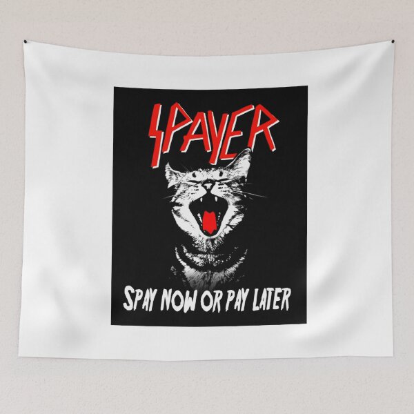 Item preview, Spayer Spay Now Or Pay Later Cat s Men white designed and sold by dianasandys9a.