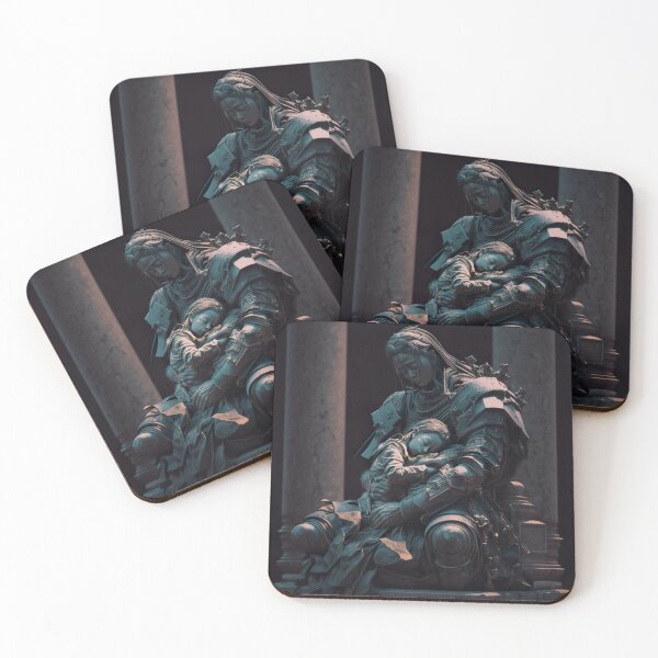 Item preview, Mother's Love: A Pieta Inspired by Japanese Culture designed and sold by Toph Moses.