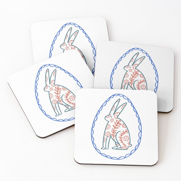 Item preview, Easter bunny line art designed and sold by Krymkuch.