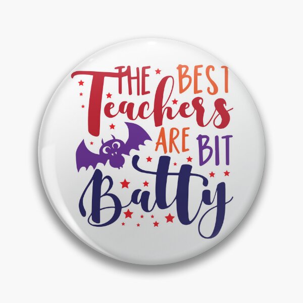 Item preview, THE BEST TEACHERS ARE BIT BATTY designed and sold by SticerOcean.