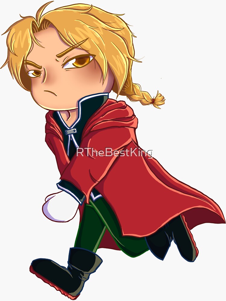 Edward Elric Manga Panel Sticker for Sale by yana47