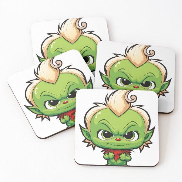 Item preview, Grinch enojado lindo designed and sold by Ou-SunShine.