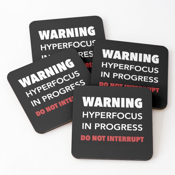 Item preview, Hyperfocus warning designed and sold by Marker7.