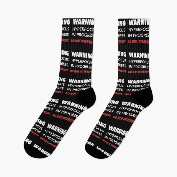 Item preview, Hyperfocus warning designed and sold by Marker7.