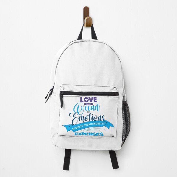 Item preview, Ocean Of Emotions Surrounded By Expenses Funny quote designed and sold by ChristinasMess.