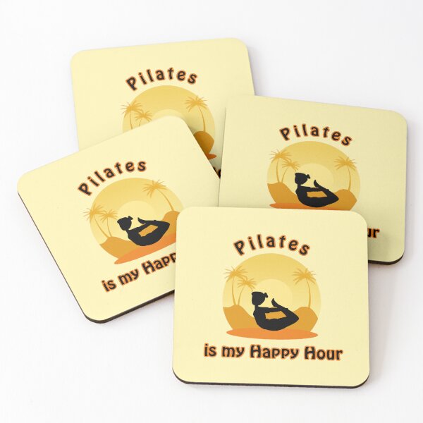 Item preview, Fitness pilates is my happy hour, pilates pilates is my happy hour, pilates design designed and sold by KesDesigns ⭐⭐⭐⭐⭐.