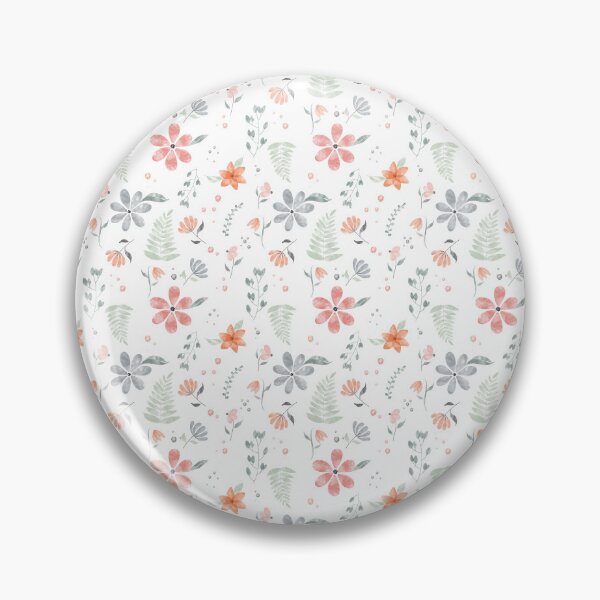 Item preview, Watercolor Florals Pattern Design || Flowers, Foliage designed and sold by Laura Ohlman.