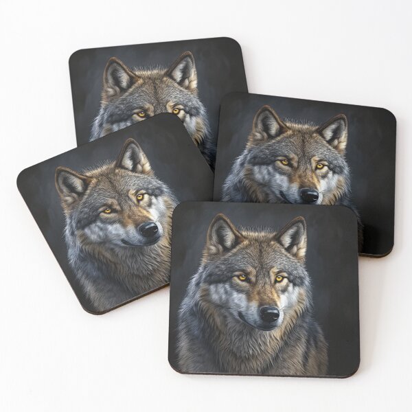 Item preview, Timber wolf at night designed and sold by locustgirl.
