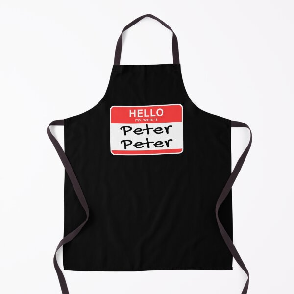 Item preview, Peter Peter - Hello My Name Is Peter Peter Pumpkin Eater Name Tag Halloween Costume Shirt designed and sold by Halloweenville.