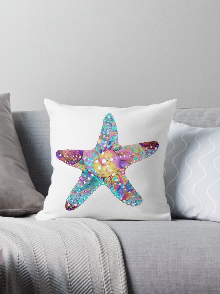 Artikel-Vorschau von Verzauberte farbenfrohe, wunderliche Seestern-Sternfisch-Kunst von Sharon Cummings, designt und verkauft von Sharon Cummings Art.