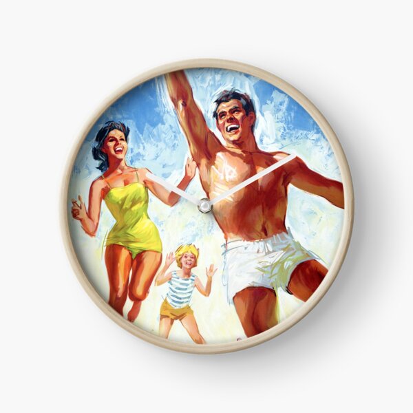 England Ramsgate Restored Vintage Travel Poster Clock