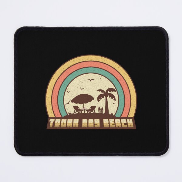 Item preview, Trunk Bay Beach - Retro Sunset Style designed and sold by Whimsical Thinker.