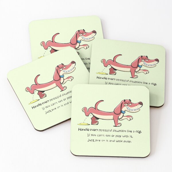 Item preview,  dachshund peeing and smiling while doing it designed and sold by duxpavlic.