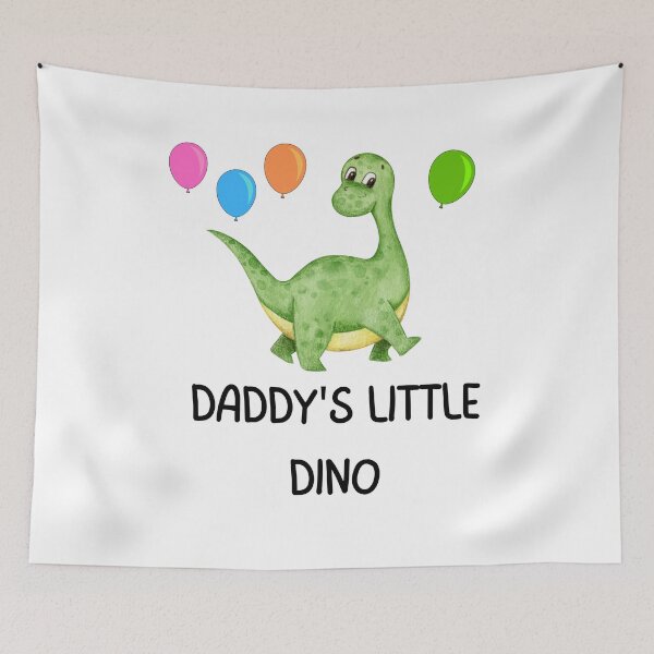 Item preview, Dinosaur, Daddy's Little  Green Dino and ballons designed and sold by BoomBoomBaby.