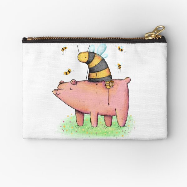 Bee & Bear Zipper Pouch