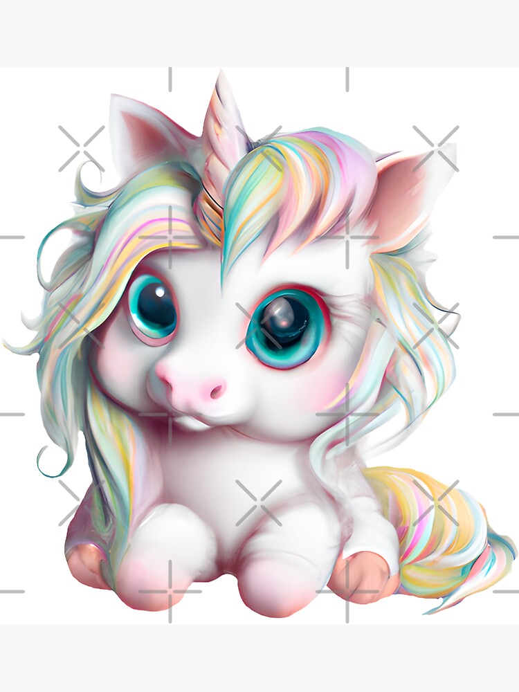 Cute Adorable Baby Unicorn Magnet