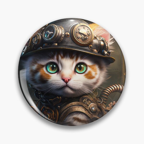 Item preview, The Steamkitten Siblings - Heather designed and sold by DoublecrashArt.