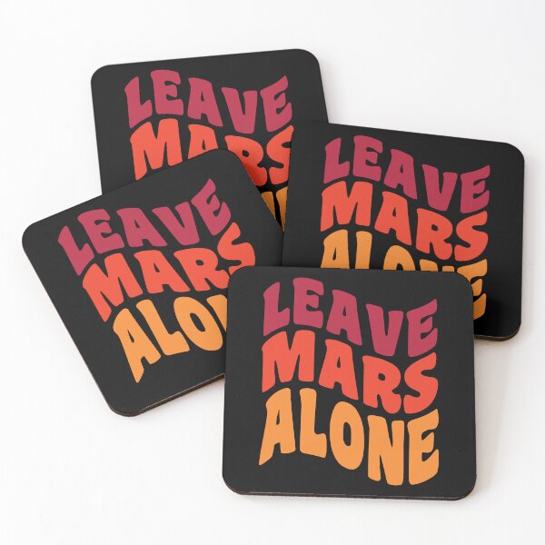 Item preview, Retro Wave Effect Leave Mars Alone designed and sold by GaryDobson.