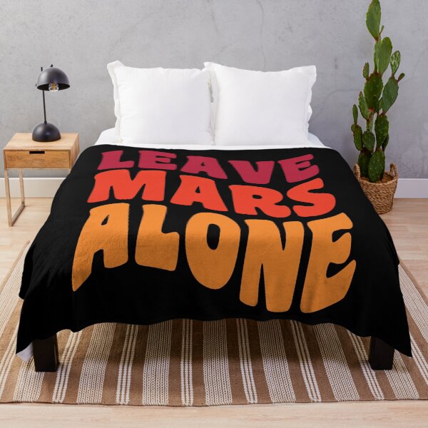 Item preview, Retro Wave Effect Leave Mars Alone designed and sold by GaryDobson.