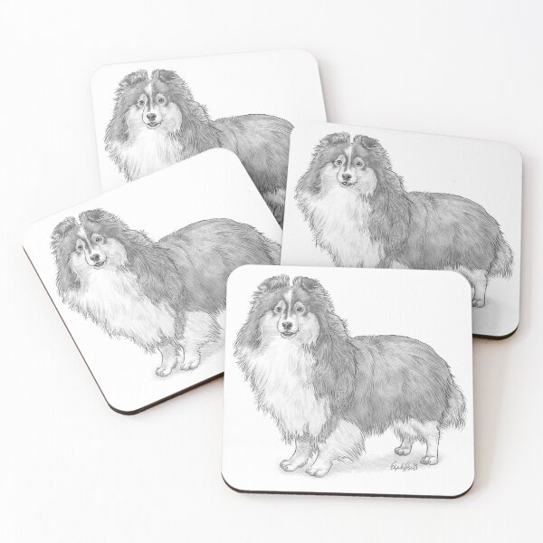 Item preview, The Shetland Sheepdog designed and sold by Elspeth Rose Design.