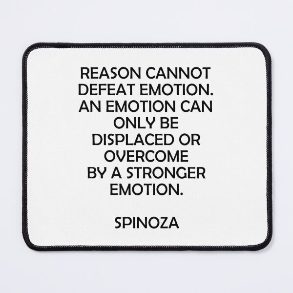 Item preview, Spinoza philosophical quote about reason and emotion designed and sold by Inspirationmotivation.