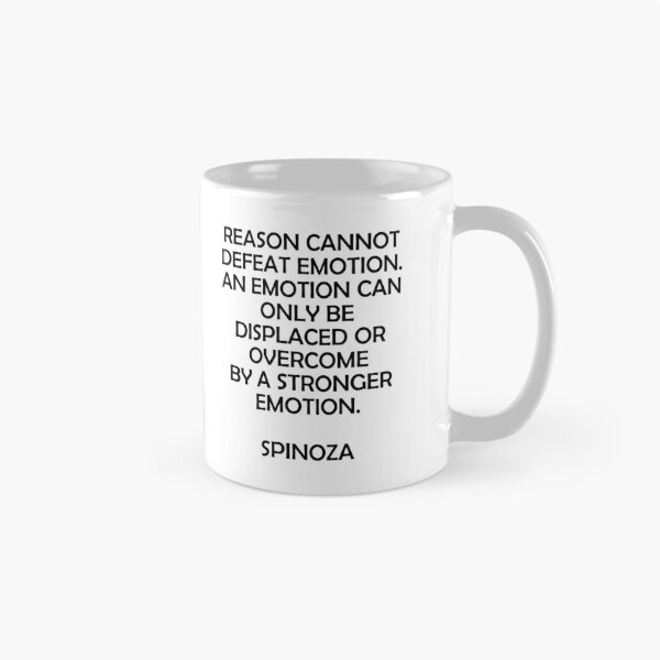Item preview, Spinoza philosophical quote about reason and emotion designed and sold by Inspirationmotivation.