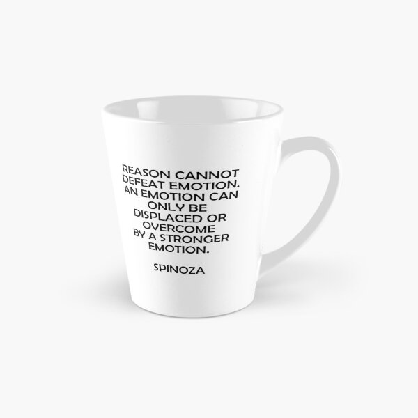 Item preview, Spinoza philosophical quote about reason and emotion designed and sold by Inspirationmotivation.