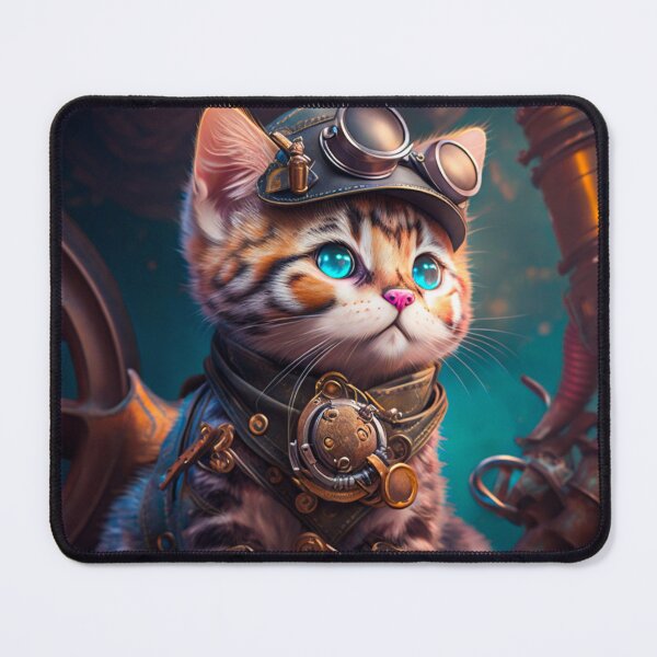 Item preview, The Steamkitten Siblings - Fluffy designed and sold by DoublecrashArt.
