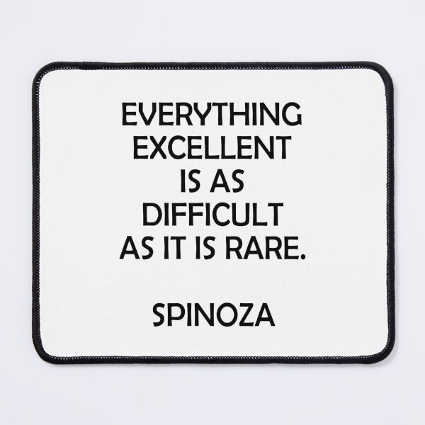 Item preview, Spinoza philosophical quotes about life designed and sold by Inspirationmotivation.