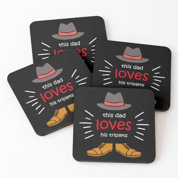 Item preview, This Dad Loves His Triplets designed and sold by MARCAMARCA.