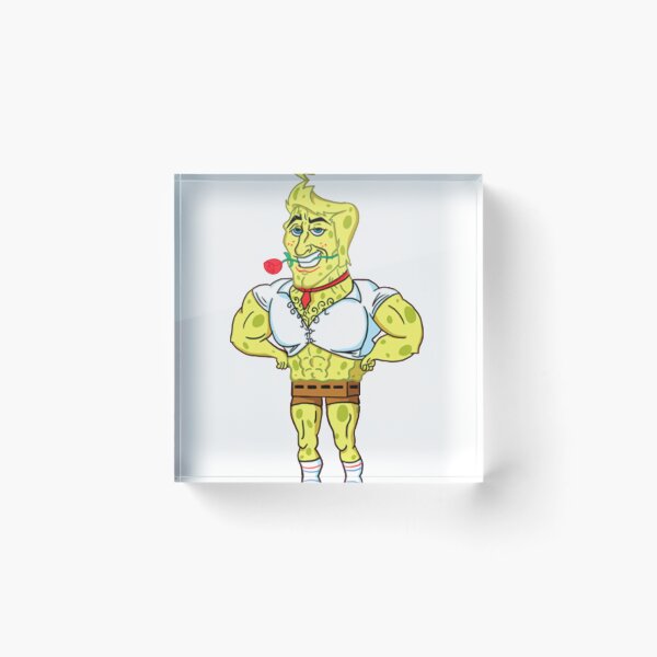 Item preview, Spongebob Squarepants Strong Handsome  designed and sold by BurstArtMod.
