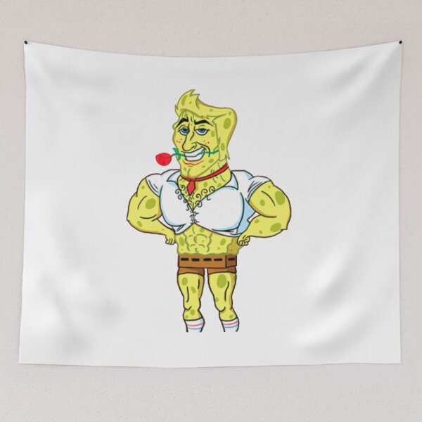 Item preview, Spongebob Squarepants Strong Handsome  designed and sold by BurstArtMod.