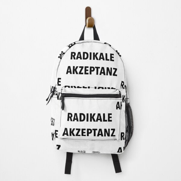 Item preview, Radical Acceptance - Accepting Life Circumstances Despair Depression Black writing designed and sold by DOM-Shop.