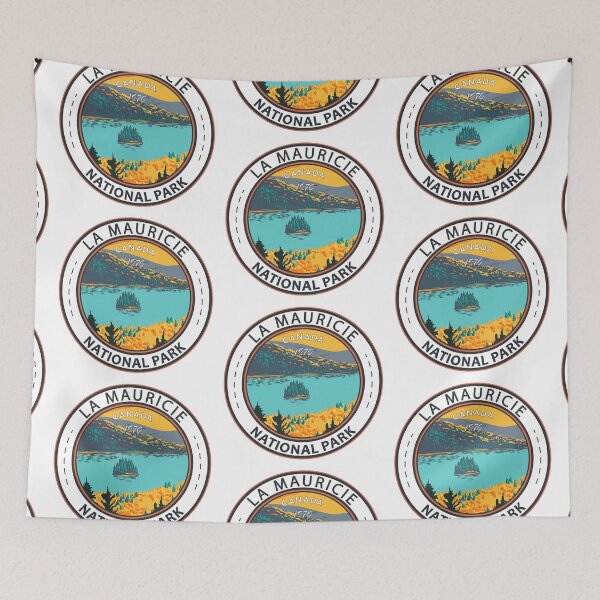 Item preview, La Mauricie National Park Vintage Badge designed and sold by KrisSidDesigns.