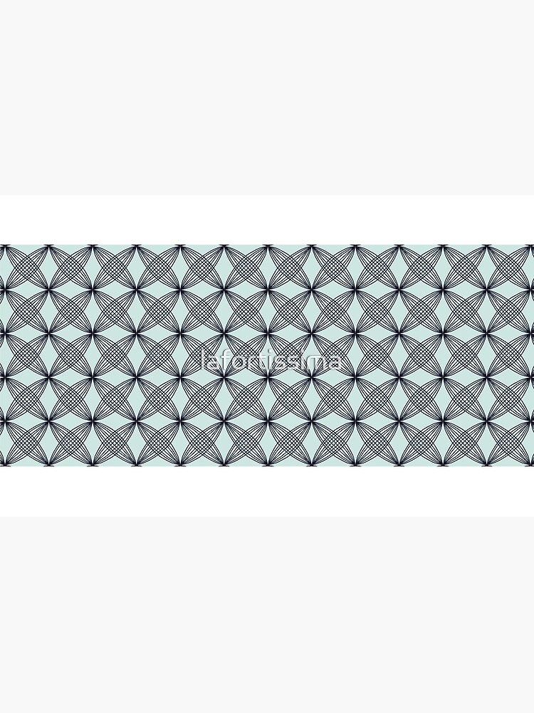 Thumbnail 6 von 6, Kaffeebecher, Geometrie Tasse türkis dunkelblau designt und verkauft von lafortissima.
