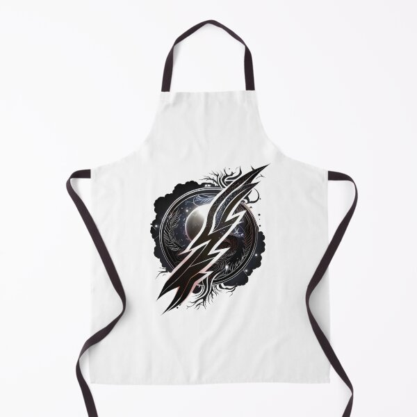 Item preview, Black Tribal Lightning Bolt designed and sold by ShadowAndSlate.