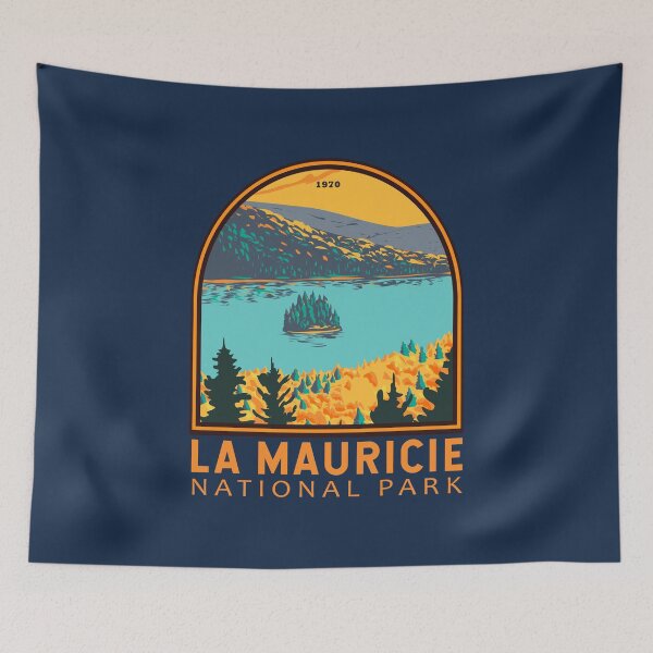 Item preview, La Mauricie National Park Vintage Emblem designed and sold by KrisSidDesigns.