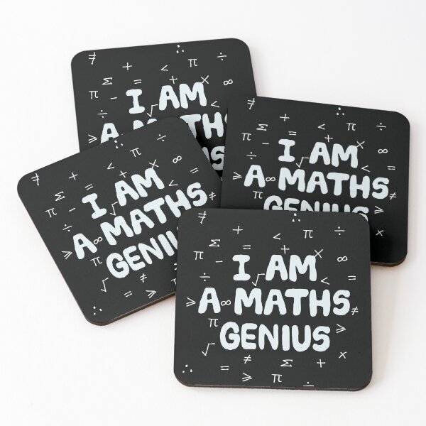 Item preview, I am a maths genius designed and sold by MiowandMolly.